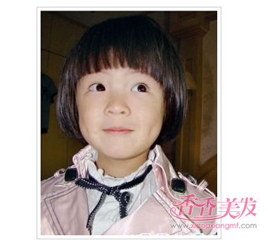 女生发型短发超帅的 儿童女短发型图片(2)_香香