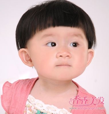 短头发女宝宝发型图片大全 适合短头发宝宝的发型