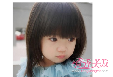 女宝宝时尚短发发型图 宝宝短发型图片大全(3