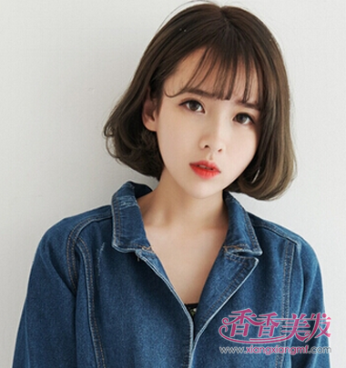 瘦高个女生适合什么款式的短发发型图片 流行女短发发型图片_香香美发手机版