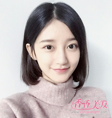 瘦高个款式流行发型的图片女生女生适合我是了短发女生和吻图片