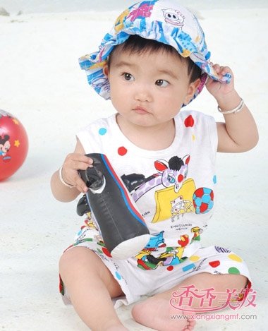 小朋友短发个性发型 女宝宝短发型图片_香香美