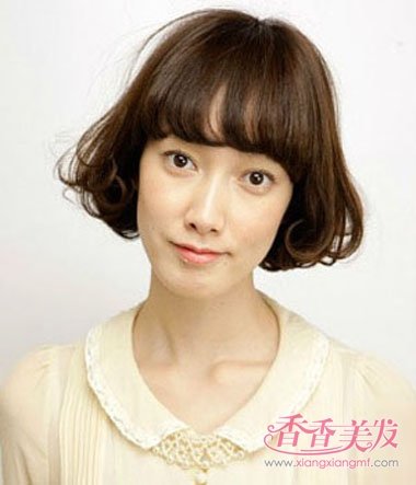 女烫短发型图片大全 女短款发型图片(4)