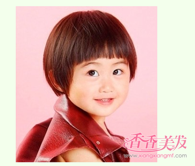 五岁小女孩短发发型 2017年女儿童短发发型图