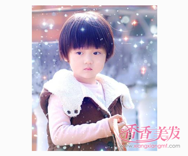 五岁小女孩短发发型 2017年女儿童短发发型图片大全(3)