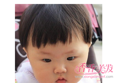 可爱女宝宝短发发型大全 1岁小宝宝短发发型(