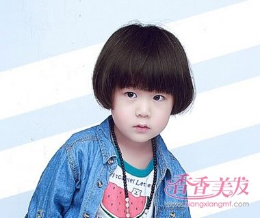 十岁小女孩短发发型小孩子梳头发型短