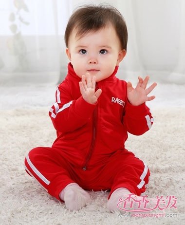 漂亮婴儿短发型 女婴儿短发发型图片(3)