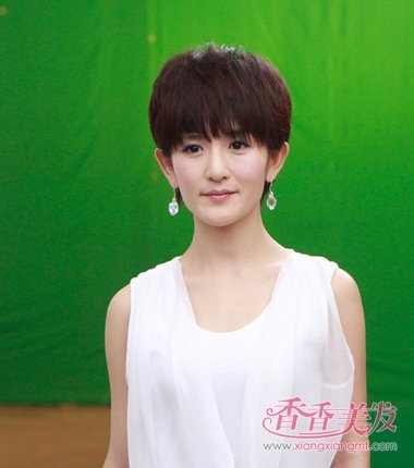 谢娜大本营短发发型 短发好看的发型(3)_香香美
