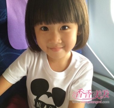 儿童短发发型大全女 可爱小女孩短头发发型(4