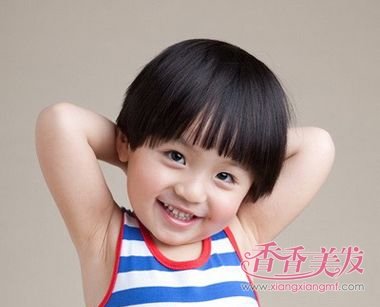 3岁的宝宝短头发适合留样子发型短头发梳短头发的小孩图片