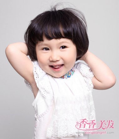 女宝宝短发时尚发型 女宝宝流行的短发型_香香