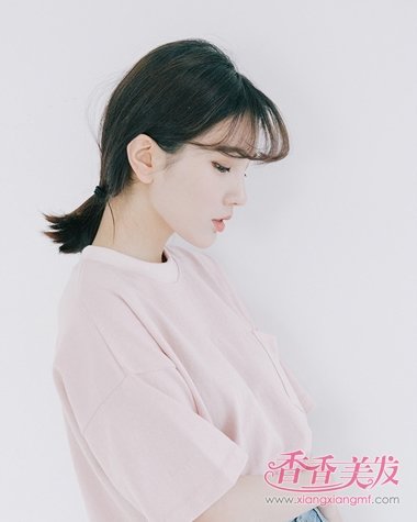 稍短头发如何扎出漂亮的发型 短发发型扎发图