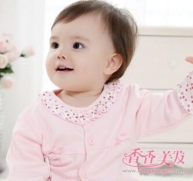 两周女短发发型图片宝宝女宝宝头发短发型图烫发后发尾干枯毛燥图片