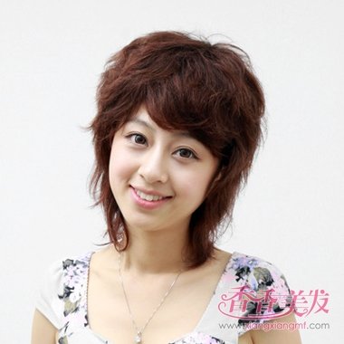 女士短发烫发发型图片 热烫短发发型(4)