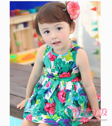 造型发型短发图片女婴剪宝宝发型短发(3晚会头发幼儿女图片