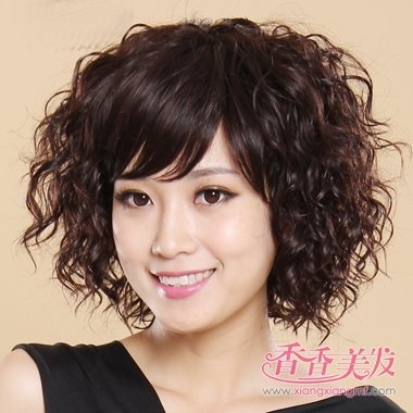 2017短发型图片大全女 短发烫发型图片女生(2