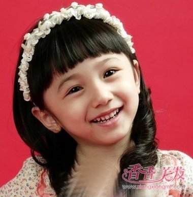 幼儿女孩子短发适合的发型 小女童中短发发型