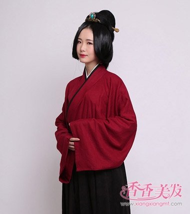 大脸新娘中汉朝发型长方大脸适合什么发型