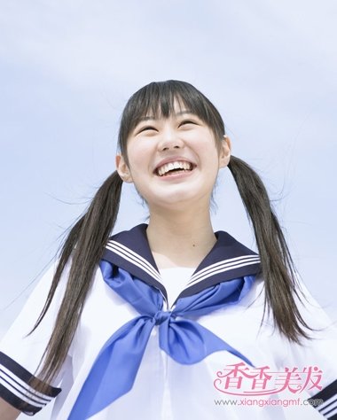 高中女生图片大图片应梳的长头+耳朵高中生发型发花样梳发杨洋乔欣长头图片