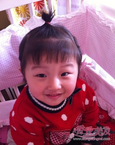 女童短发扎辫子发型 5到6岁儿童短发辫子发型