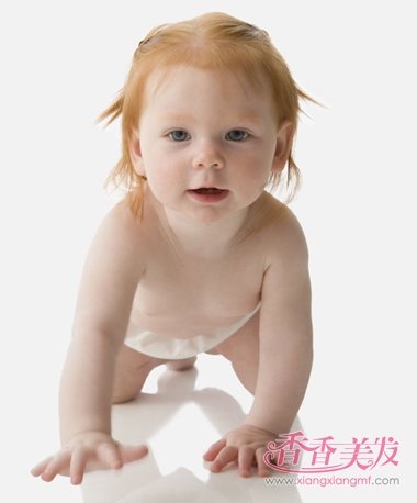 儿童短发辫子发型设计 宝宝短发小辫子发型