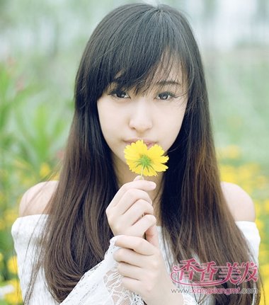 初中生长发怎么梳好看 初中学生的长发发型(3