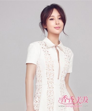 头发稀扎什么马尾 头发少怎样扎马尾图解