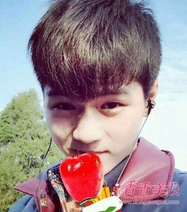 男生瓜子壳发设计大全什么发型适合男同学拍照(2)