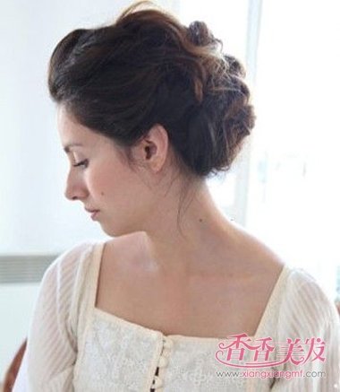 40岁日常盘发 日常生活简单盘发(4)_香香美发