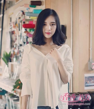 椭圆型脸适合怎样的发型 椭圆脸身材娇小适合的发型_香香美发手机版