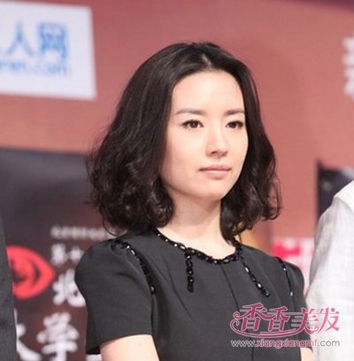 明星中短发烫发发型 发型女短发烫发(2)