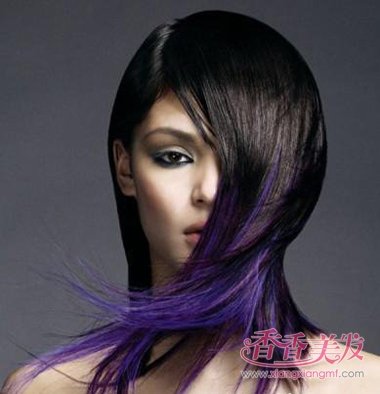 沙宣挑染头发图片 头发染那种颜色衬托肤色