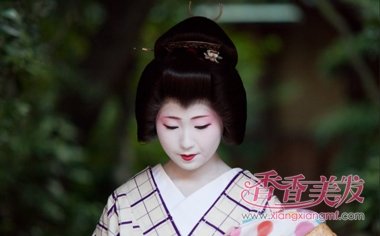 日式盘头发大全发型 日本古代头发的梳法(2)