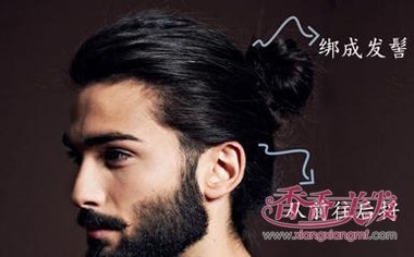 男生 丸子头扎发发型