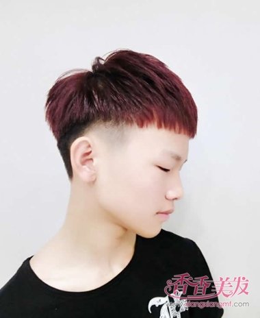 00后男生剪什么发型好看图片 男学生发型有个