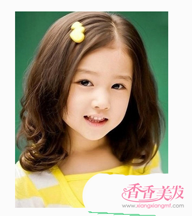 适合圆脸的简单发型 圆脸小孩公主发型图片_香