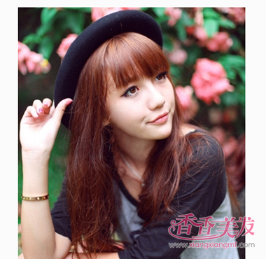 红色细头发染色大全图片 2017染头发的颜色样