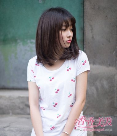 日韩最新流行发型 日韩潮流独特中发发型(2)