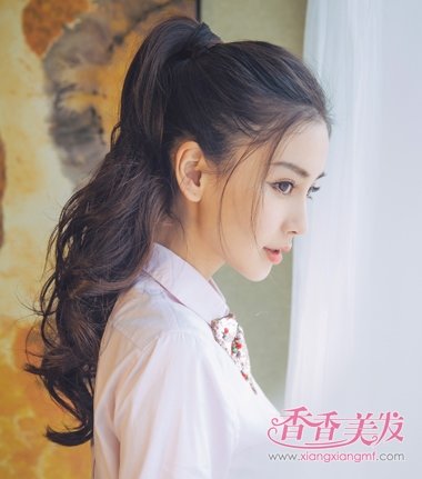 爱上扎马尾的你 当红炸子鸡们的马尾情缘