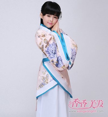简易儿童古装发型 小孩的古装发型梳法