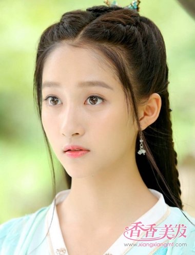 《凤囚凰》关晓彤古装发型太辣眼 5款关晓彤唯美古装发型洗洗眼(2)_香香美发手机版