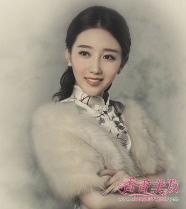 女主播陈梦瑶民国风写真演绎绝代佳人 陈梦瑶民国复古发型韵味十足