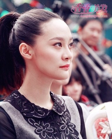 张楚楚这样做女生穿礼服不要太慎重小学生头长发发型图片图片