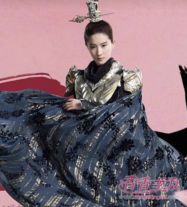 电影版白浅上神刘亦菲的发型 第一美人这样梳