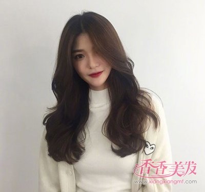 偏分女神 长发发型