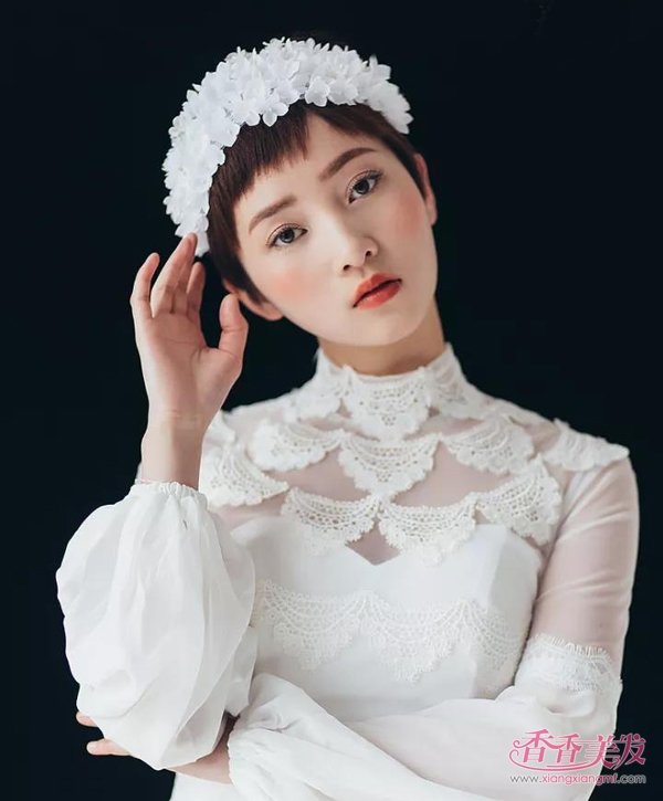 结婚旺季短发准新娘别担心 最新新娘短发造型高级感说