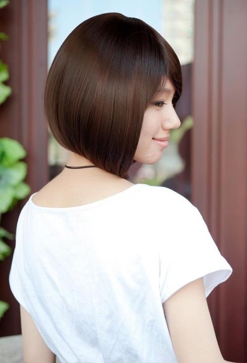 女生修剪清新短头发造型图集 韩版短直发就是这么迷人