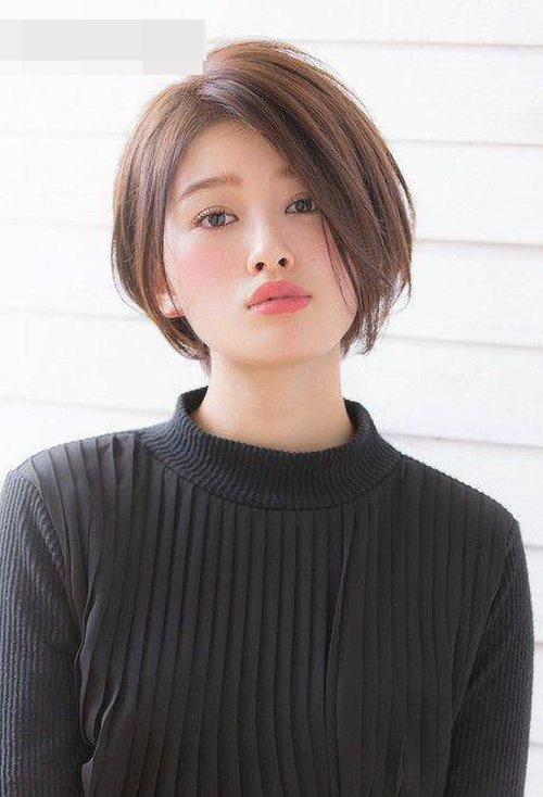 胖圆脸女生剪短发发型图片 万能短发让你变美无压力