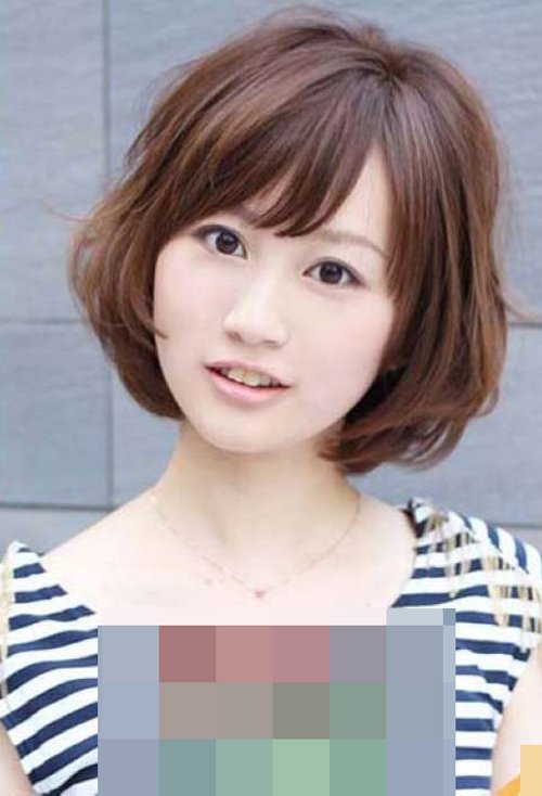 短头发造型,正在圆脸女生当中疯狂流行,选择是否适合自己的 短发造型